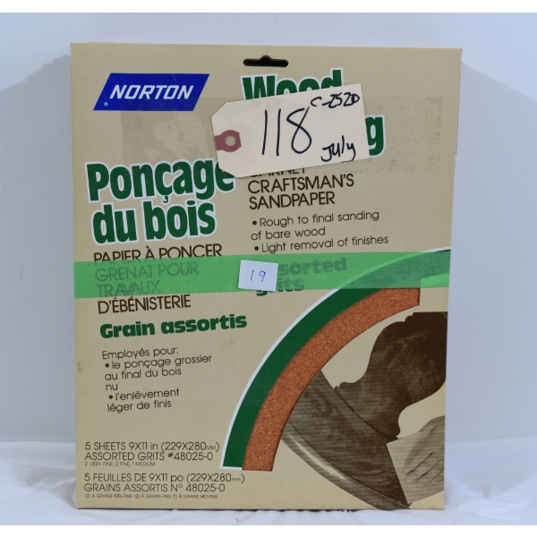 15 Sets of Sandpaper