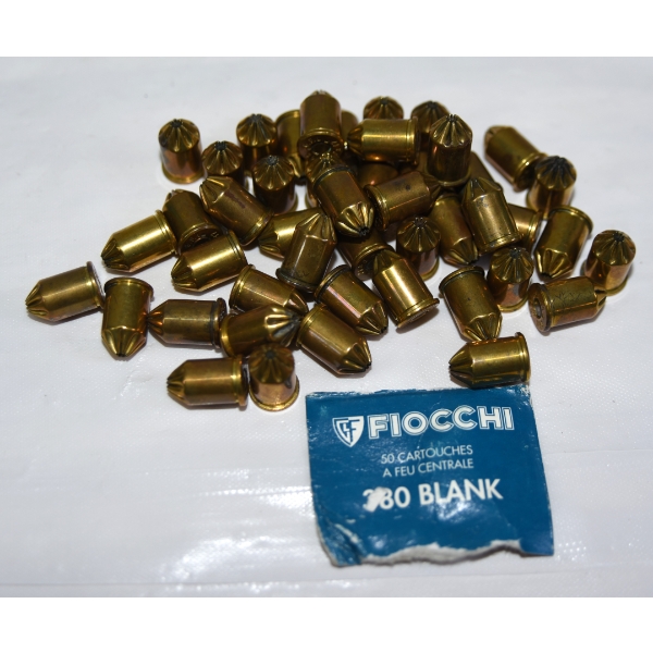 50 Pieces 380 Fiocchi Blank Cartridges