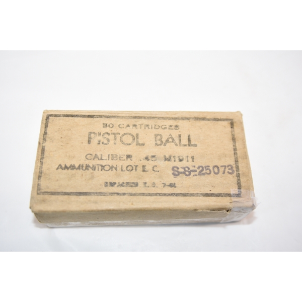50 Rounds .45 Caliber Ammunition 