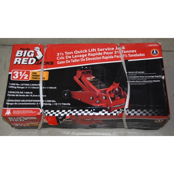 Big Red 3 1/2 Ton Quick Lift Service Jack
