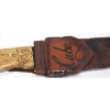 Image 4 : Souvenir of Cuba Machete w/ Hand Tooled Leather Sheaf