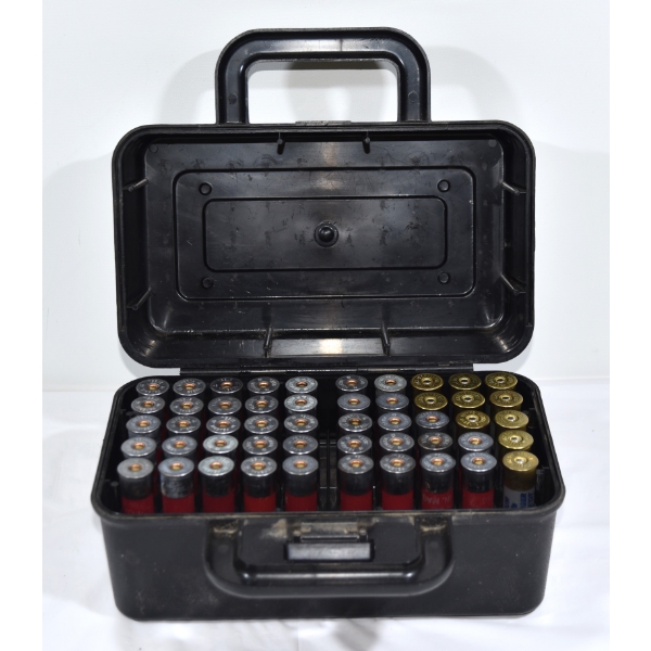 MTM 100 Case with Assorted Brand 12ga Ammunition 
