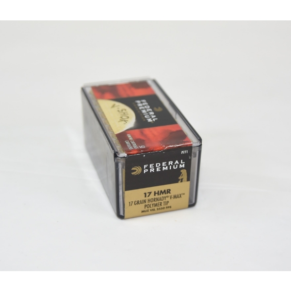 50 Rounds Federal V Shok 17 HMR 17gr. Polymer Tip Ammunition