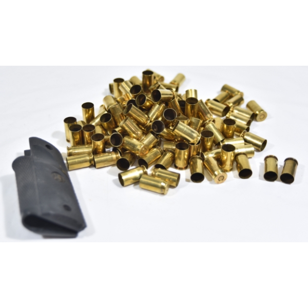 100 Pieces 45 ACP Primed Brass & Colt 1911 Pachmayer Grip