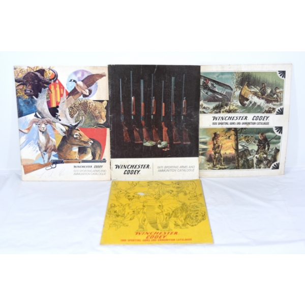 Winchester 1969, 1970, 1971, and 1972 Sporting Arms and Ammunition Catalogues 