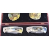 Image 3 : 2 Canadian Wildlife Knives In A Wooden Display Case
