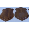 Image 3 : 3 Walnut Antler Shields