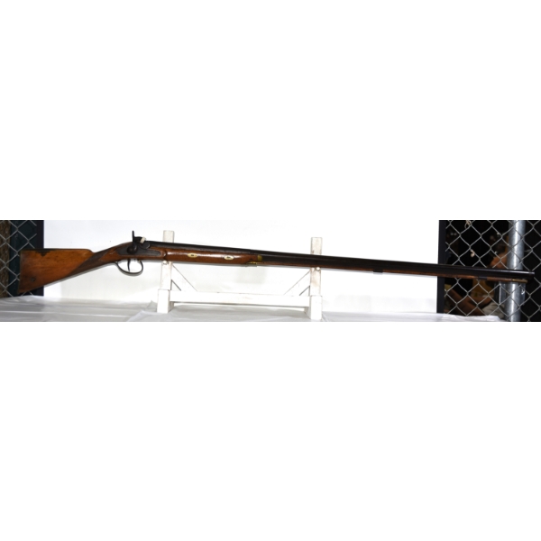 Unknown Make Semi Octagon Barrel 8 Gauge Percussion Shotgun - See Description
