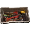 Image 5 : Tool Box Full of Assorted Contractor Supplies & Extension Cords 