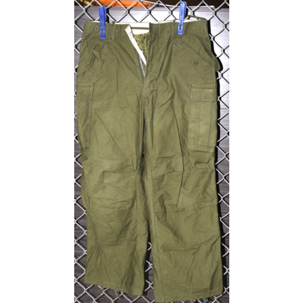 Olive Green Vintage US Army M-65 Field Trousers & Olive Green Utility Shirt  