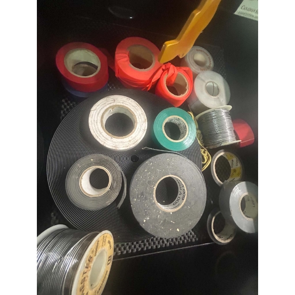 Box Lot Tape & Wire Spools