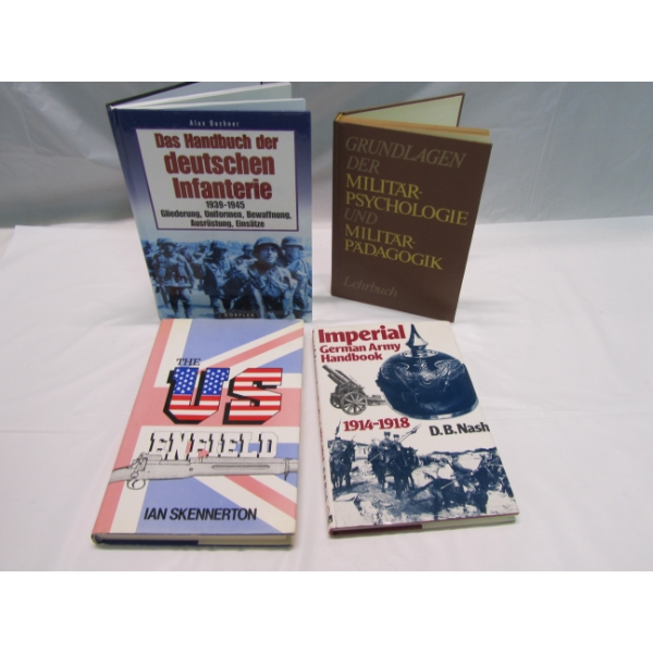 Box Lot 4 Military Subject Related Hard Cover Books
