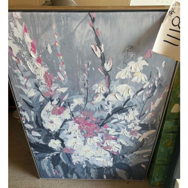 11 Assorted canvases 