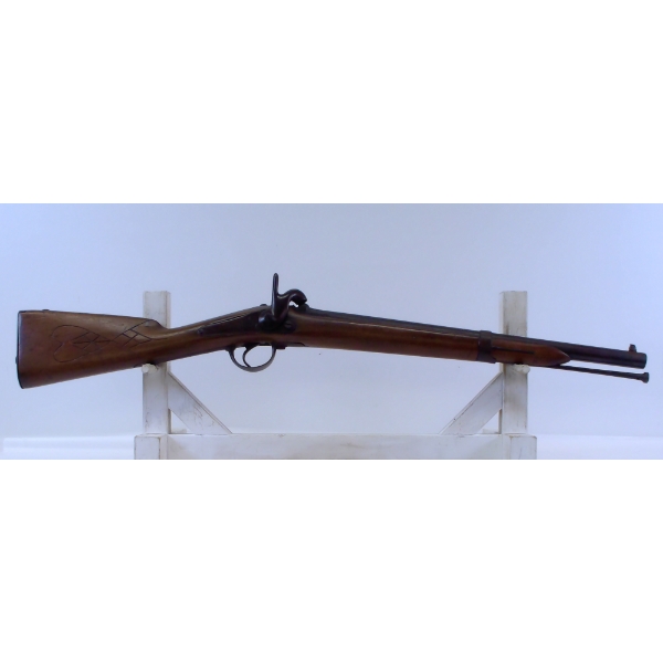 Antique French Cavalry Percussion Carbine Model 1840 .70 Caliber Rifle