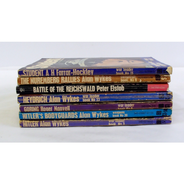 5 Ballantines WW II Hitler and His Officers  Books