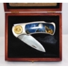 Image 2 : Collectible Wolf Folding Pocket Knife With Wooden Display Case 