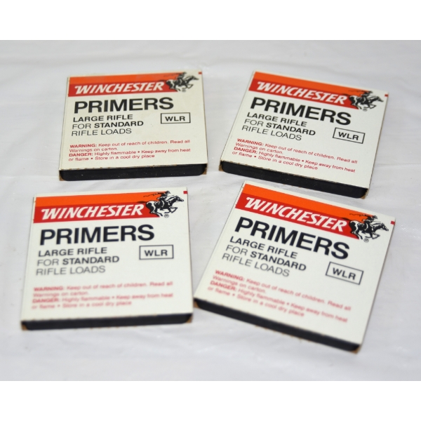 400 Pieces Winchester Standard Large Rifle Loads Primers