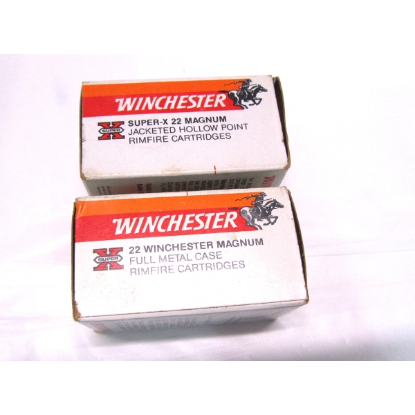 100 Rounds Winchester Super X .22 Magnum Caliber Ammunition