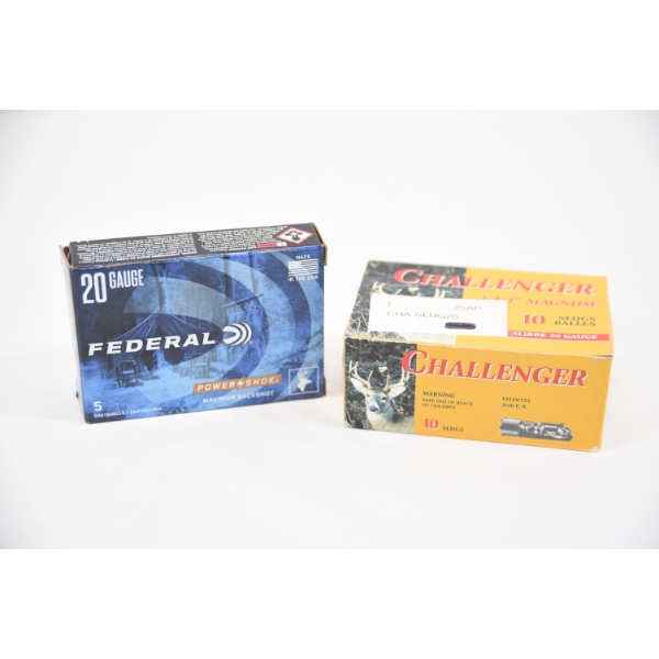 15 Rounds Mixed 20 Gauge 2 3/4" Ammunition