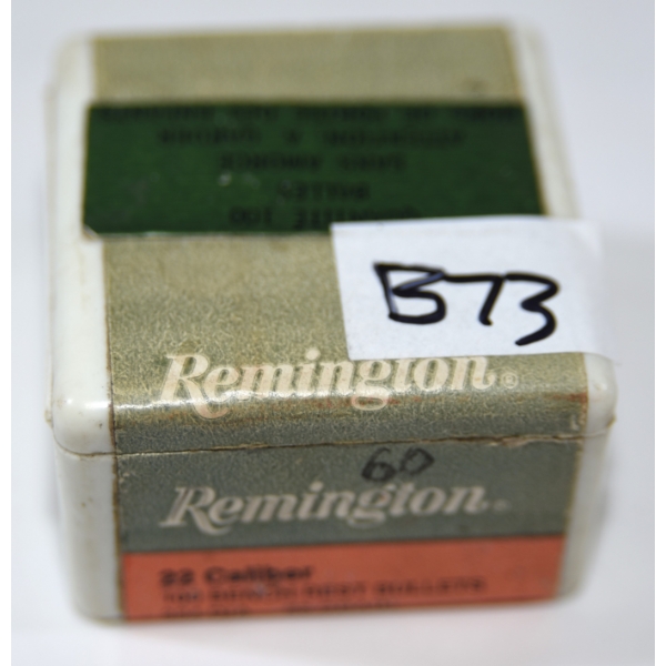 60 Pieces Remington .224 52 gr Bench Rest H.P. Bullets