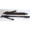 Image 3 : Box Lot Monopod Shooting Stick and Brown  Paddle Rifle Sling 