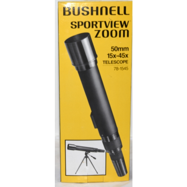 Bushnell Sportview Zoom 50MM Telescope With Tripod
