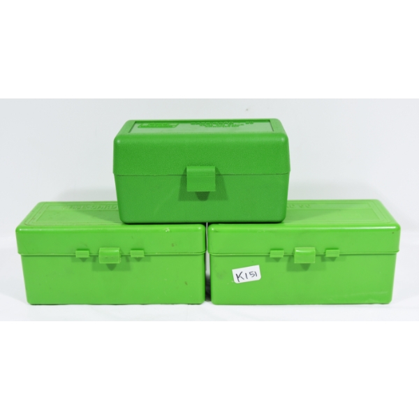 3 Assorted MTM Ammunition Cases 
