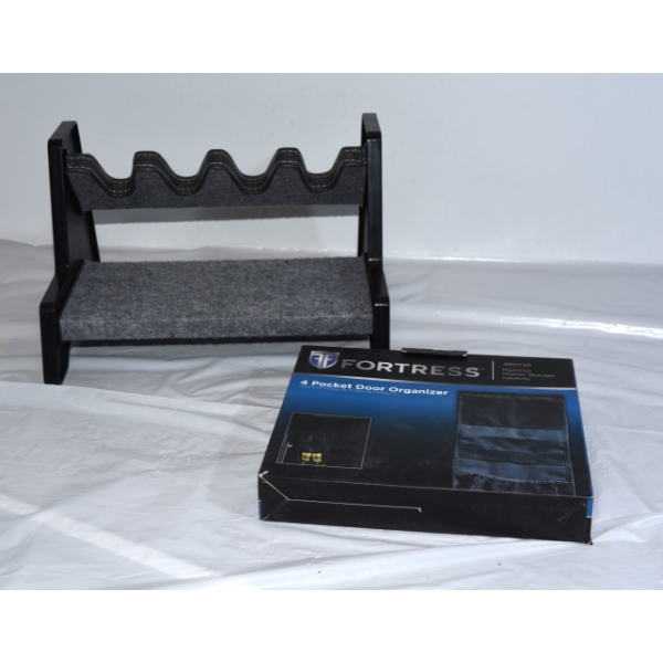 1 Deluxe 4 Gun Pistol Rack & 4 Pocket Vault Door Organizer