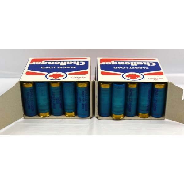 50 Rounds Challenger 12 Gauge 2 3/4" /70mm N-7.5 Ammunition