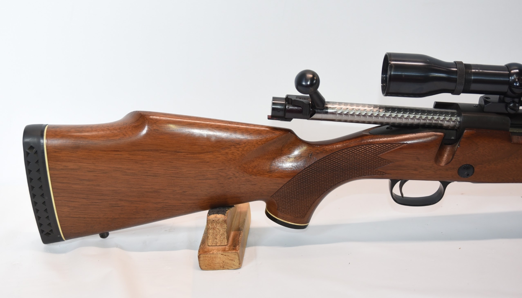 Winchester Model 70 Bolt Action .375 H&H Magnum Caliber Rifle With Scope
