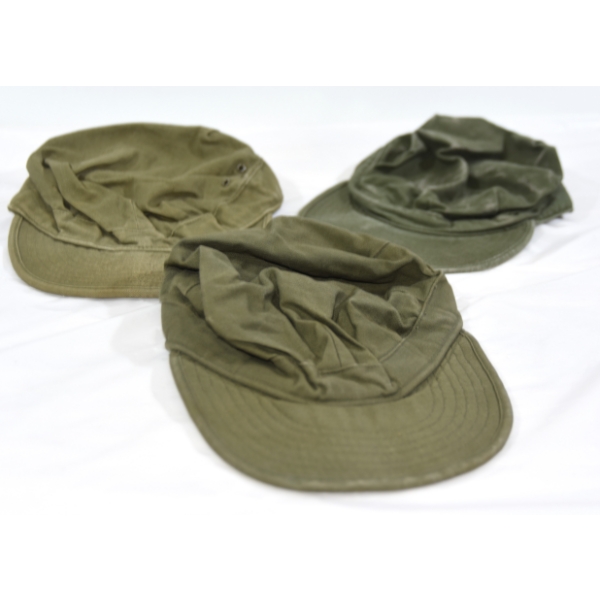 3 Army Green Mechanic Hats
