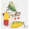 Image 11 : Box Lot Vintage Ok-Doke Fishing Lure, Crank Baits & New Loop Fishing Hoodie Size XL