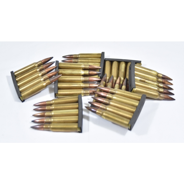 40 Rounds 7.62 Nato Canadian 308 Win FMJ Ammunition 