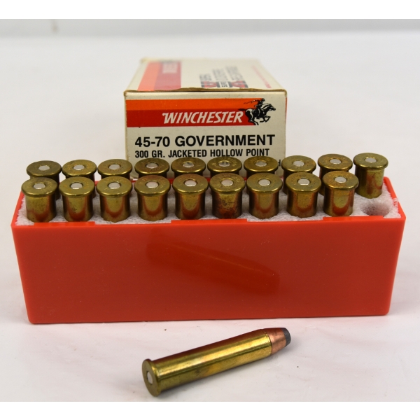 20 Rounds Winchester Super-X 45-70 GOVT 300gr JHP Ammunition 