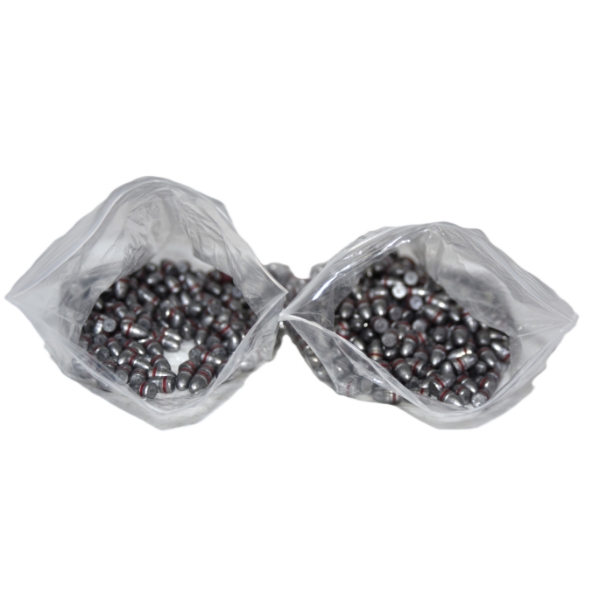 590 Pieces 9mm Caliber 120 Grain LRN Reloading Bullets