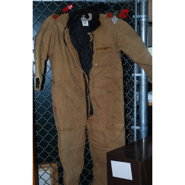 Men's Overalls Tan HWC Quality XL - Some Stains 