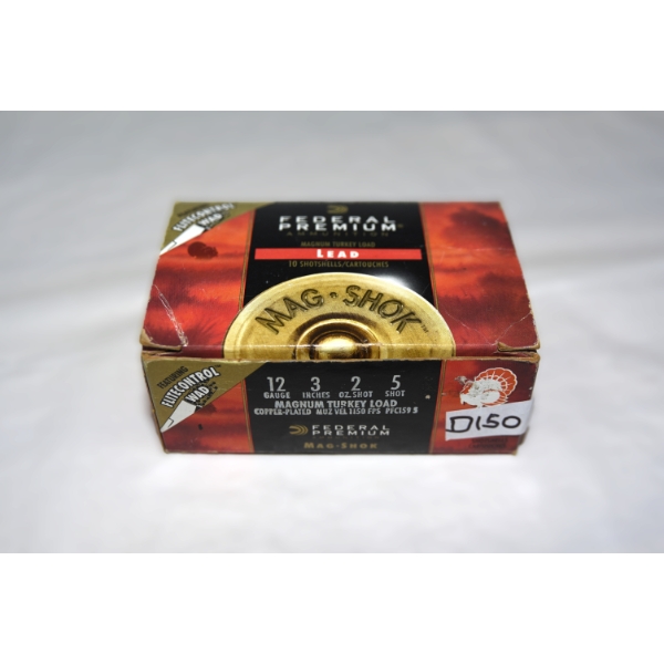 10 Rounds 12 Gauge 3" 2oz Turkey Factory Shot Shells Ammunition