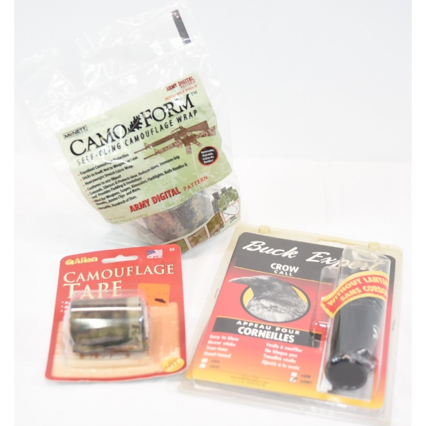 Box Lot Crow Call & Camo Tape