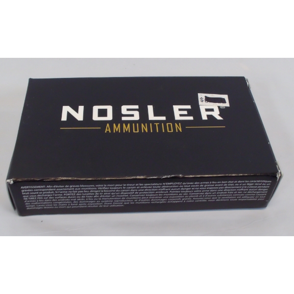 20 Rounds Nosler Trophy Grade 6.5x55 Swedish 140gr. Ammunition