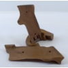 Image 3 : 1 Original Ruger MK I 22 Pistol Grips, 1 Herrett Custom Ruger MK I 22 R.H. Target Grips