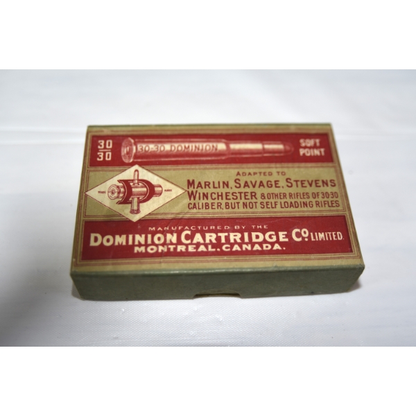 20 Rounds Dominion 30-30 Dominion SP Ammunition