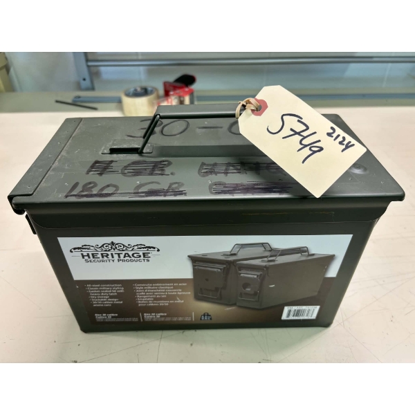 Heritage Security Products Metal Ammunition Can 