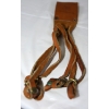 Image 5 : 57 Green Plastic Sabot For Muzzleloading Ammunition & Brown Leather Shoulder Holster 