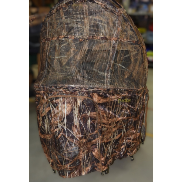 Action Camo Hunting Chair Blind Grass Ghost