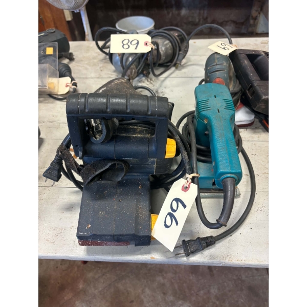 Makita & Mastercraft Corded Belt Sanders