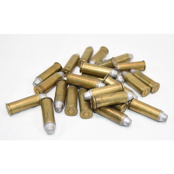 25 Rounds Assorted Brands .44 Rem Mag Caliber SWC Lead Reloaded Ammunition