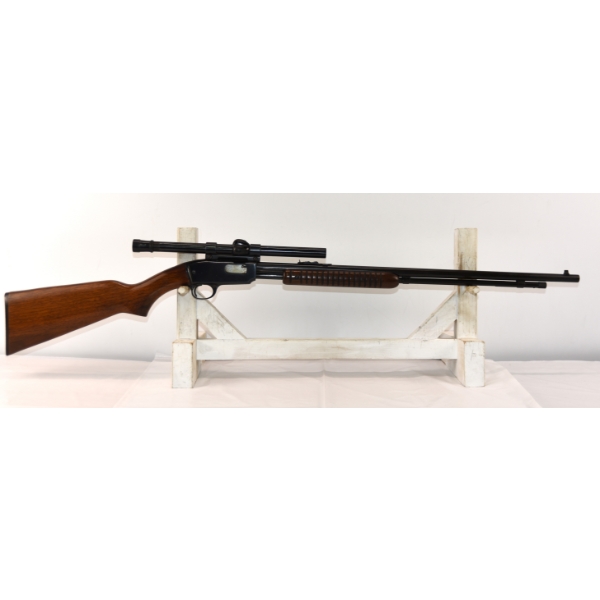 Winchester Model 61 Pump Action .22 Mag Caliber Rifle With Scope