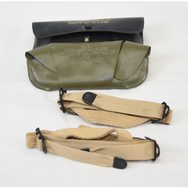 2 Pairs Military Sun Glasses & 2 Straps