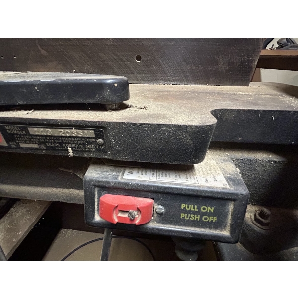 Sears Craftsman Vintage Cast-Iron Woodworking Jointer