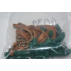 Image 2 : 57 Green Plastic Sabot For Muzzleloading Ammunition & Brown Leather Shoulder Holster 